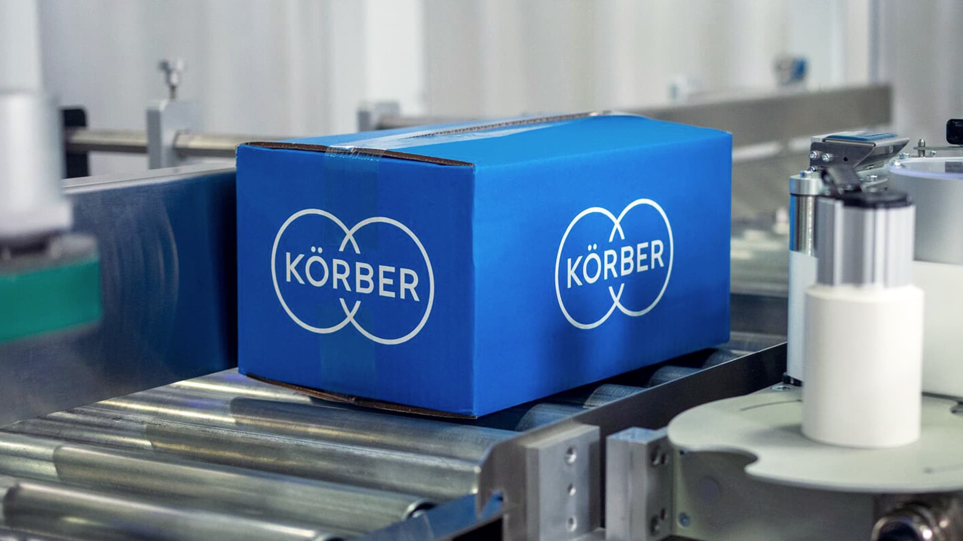 Blue Körber branded package