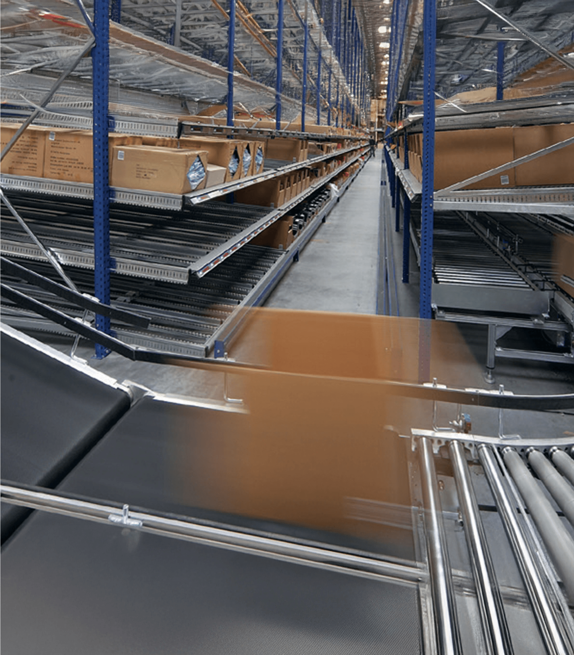 Parcel on a conveyoy