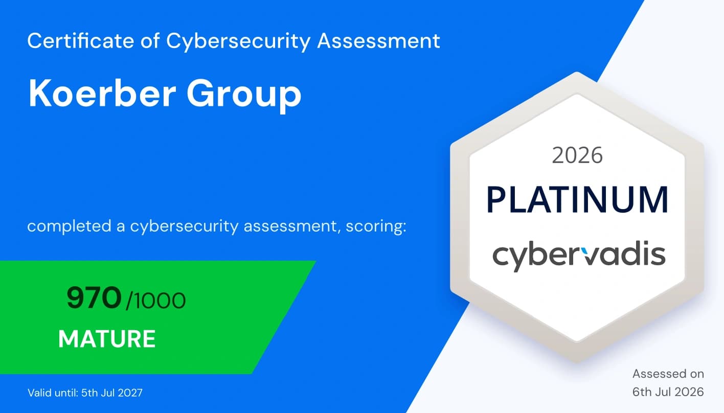 cybervadis platinum certificate