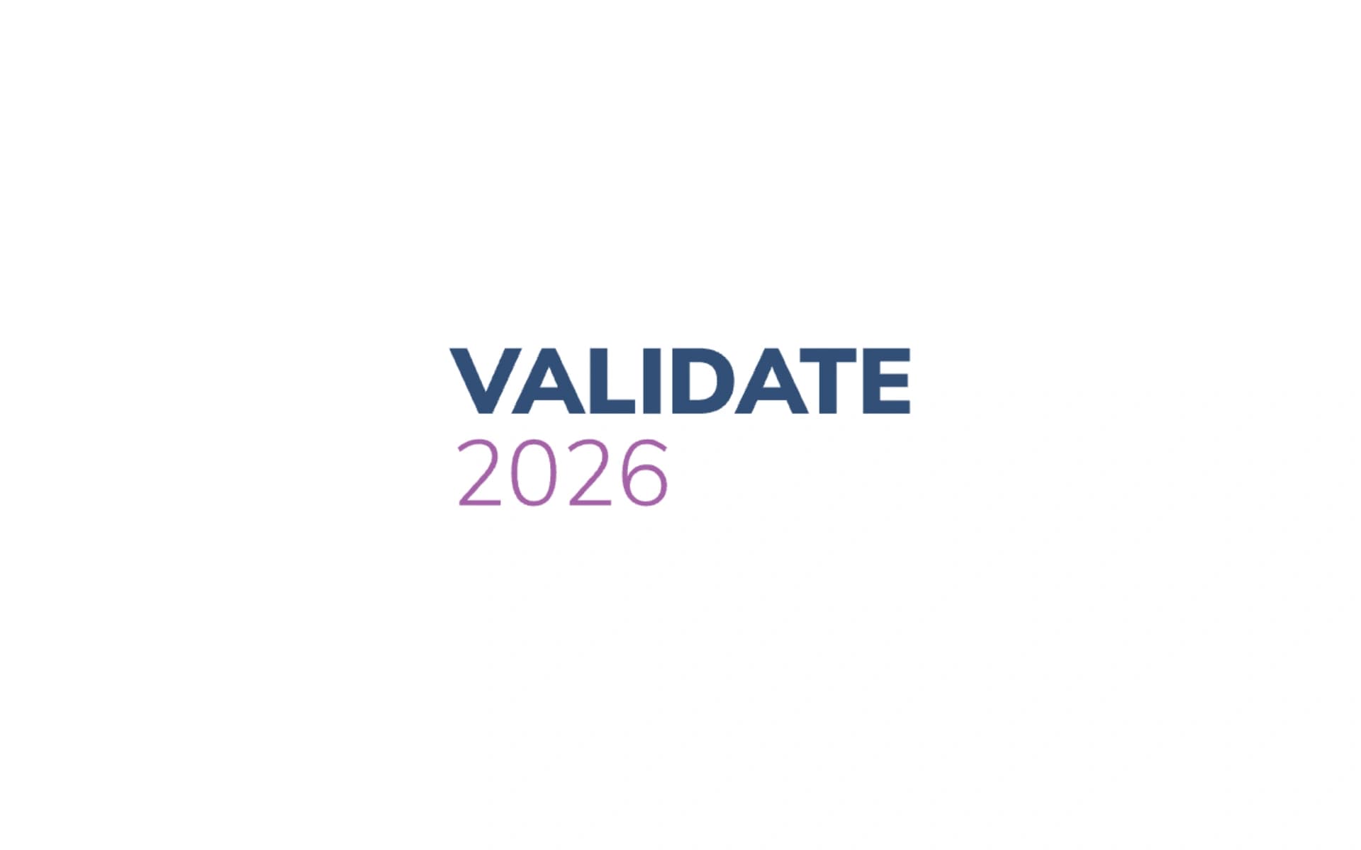 Validate 2026 logo