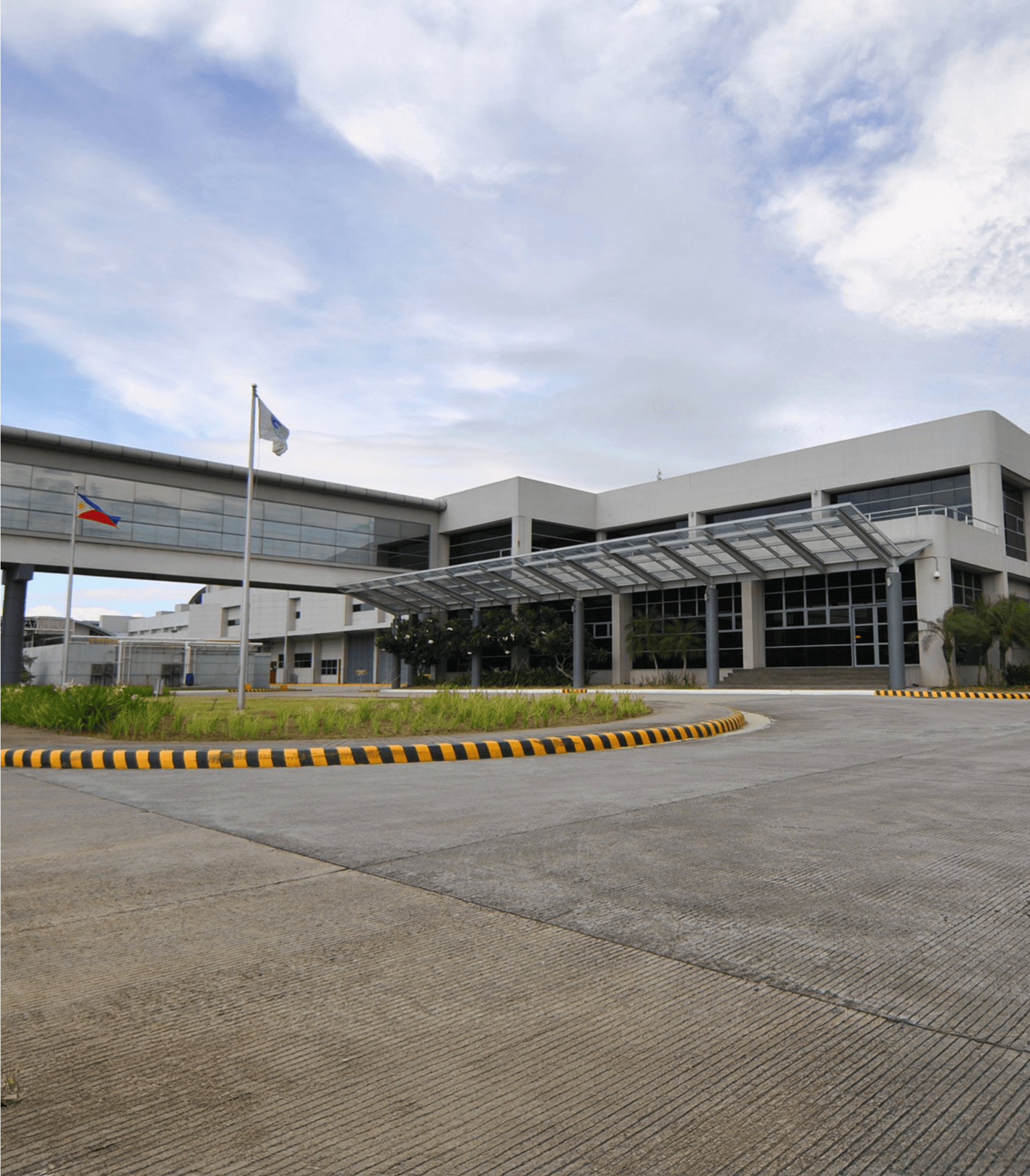 Exterior of Amherst labs building