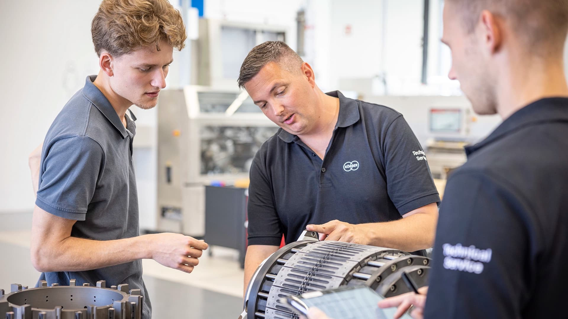 Team working on an ecodesign application.