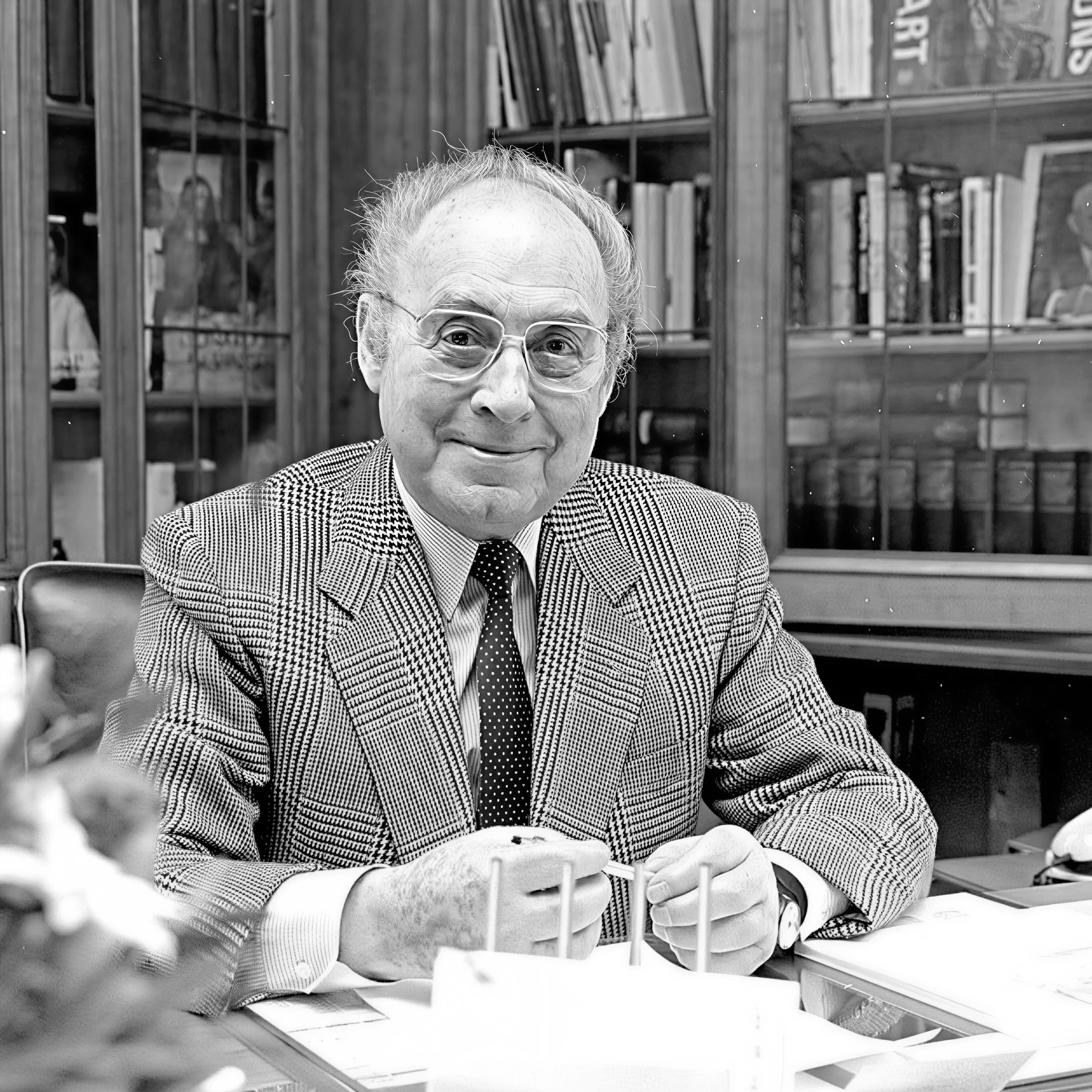 Schwarz-Weiß-Foto von Kurt A. Körber.