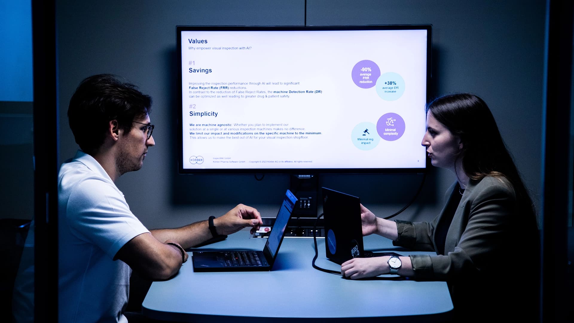 Team working on the development of an ecodesign project.